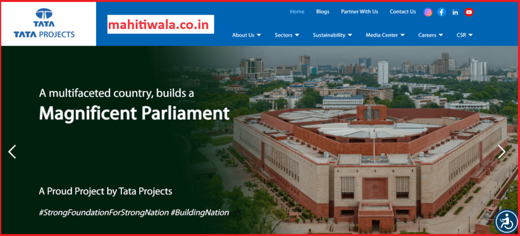 New Parliament Building by Tata Projects Ltd