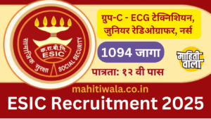 ESIC Recruitment 2025